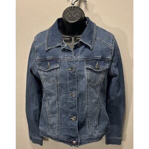 Wrangler Authentics Womens Denim Jacket‎ Blue Size Small